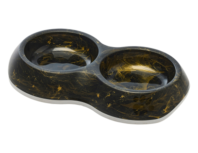 Feeding bowl Delice double Marble