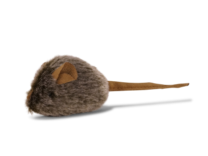 brown mouse cat toy