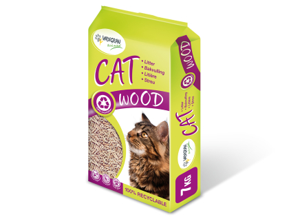 Litière pour chat Wood