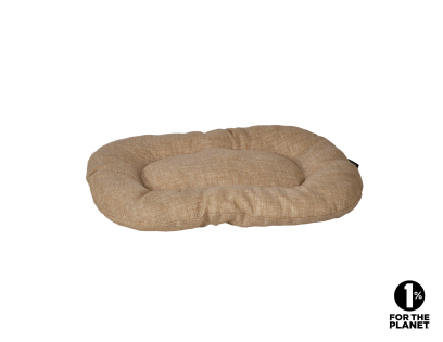 Coussin ovale Adelle beige 60x45cm