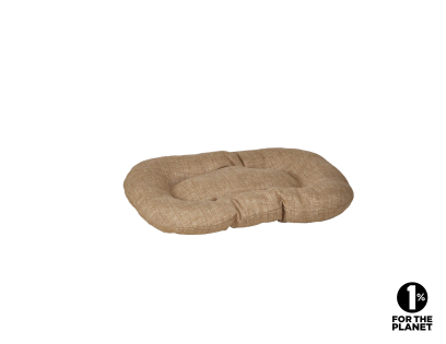 Coussin ovale Adelle beige 50x35cm