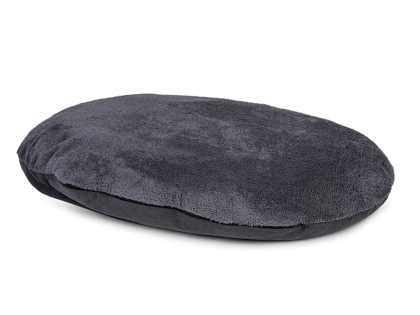 Cushion oval Zion grey 90cm