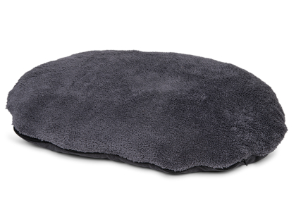 Coussin ovale Zion gris 70cm