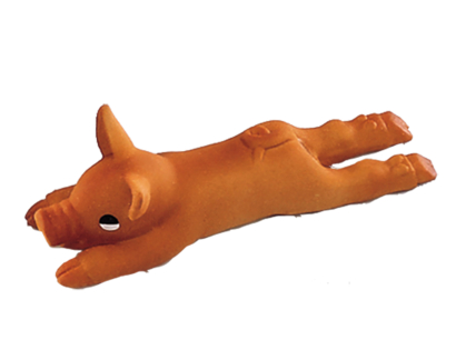 Jouet chien latex cochon 14cm