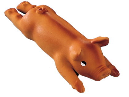 Jouet chien latex cochon 24cm