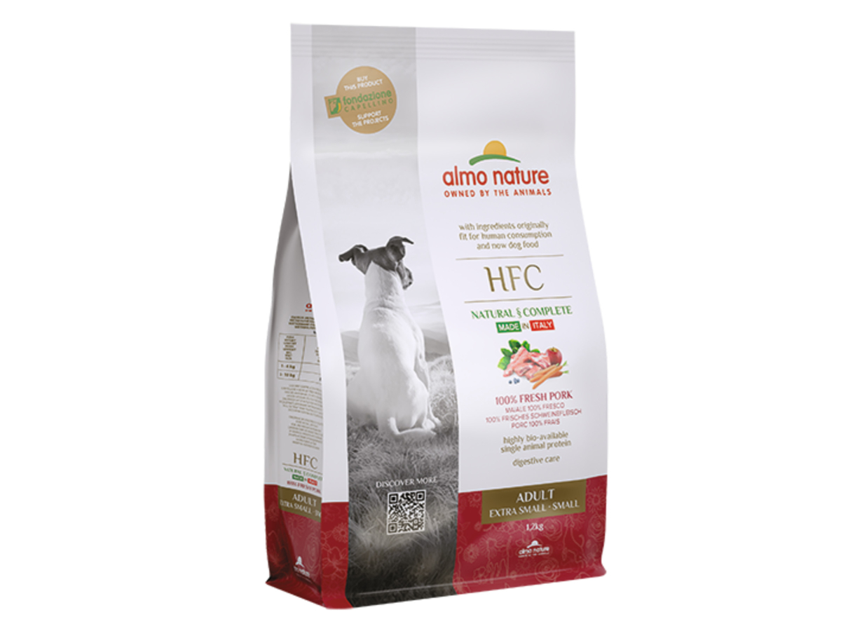 Almo Nature Dog Dry Food DogHFC Dry Dogs 1 2Kg XS S Maintenance Pork Vadigran