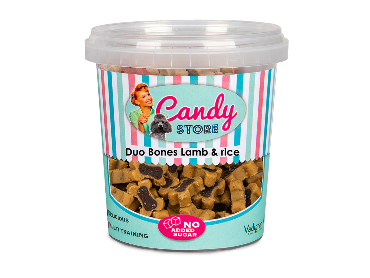 Candy Store Snacks DogCandy Duo Bones lamb rice 500g Vadigran