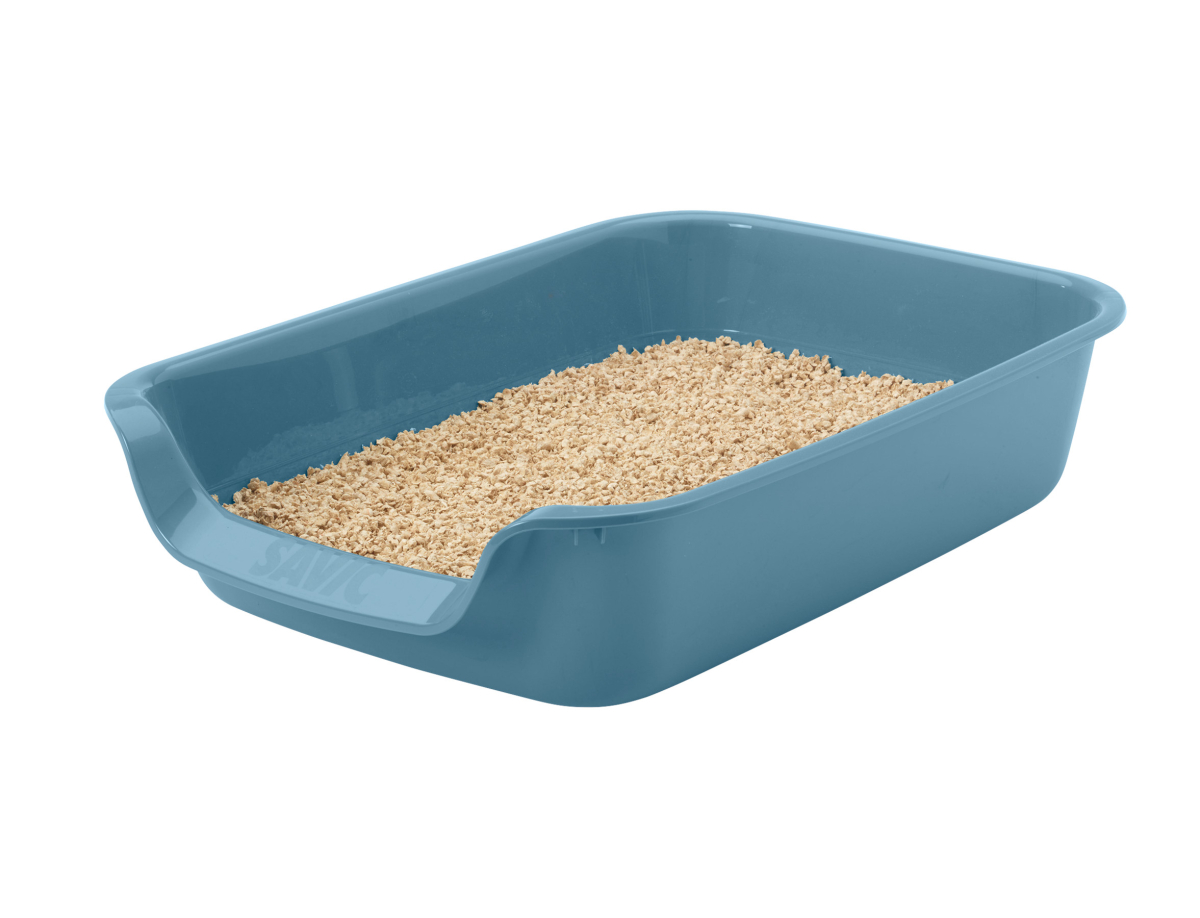 Cat litter trays Home Accessories Hygiene CatLltter tray Junior bluestone 56x39x13cm Vadigran