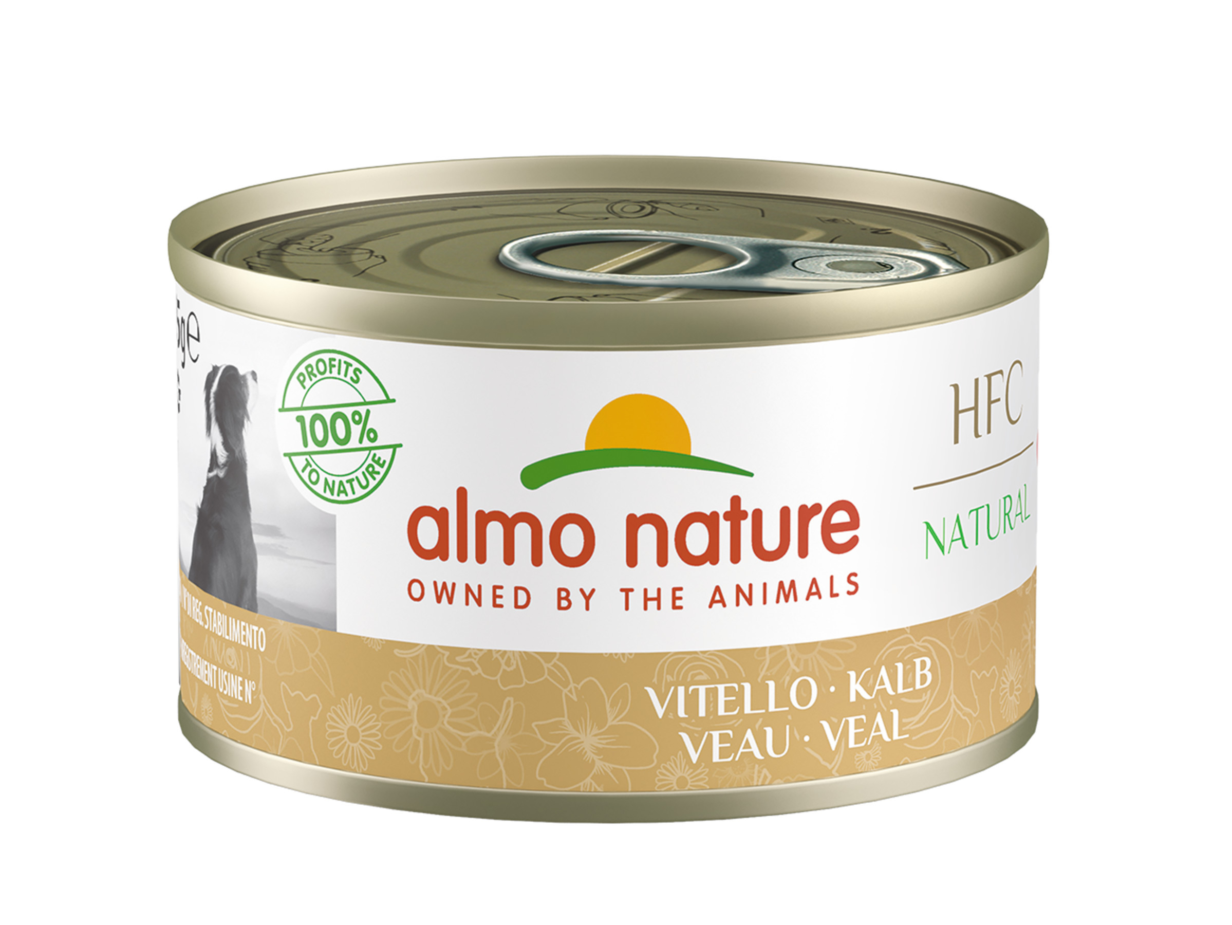 Almo Nature Dog Wet Food DogHFC Dogs 95g Natural veal Vadigran