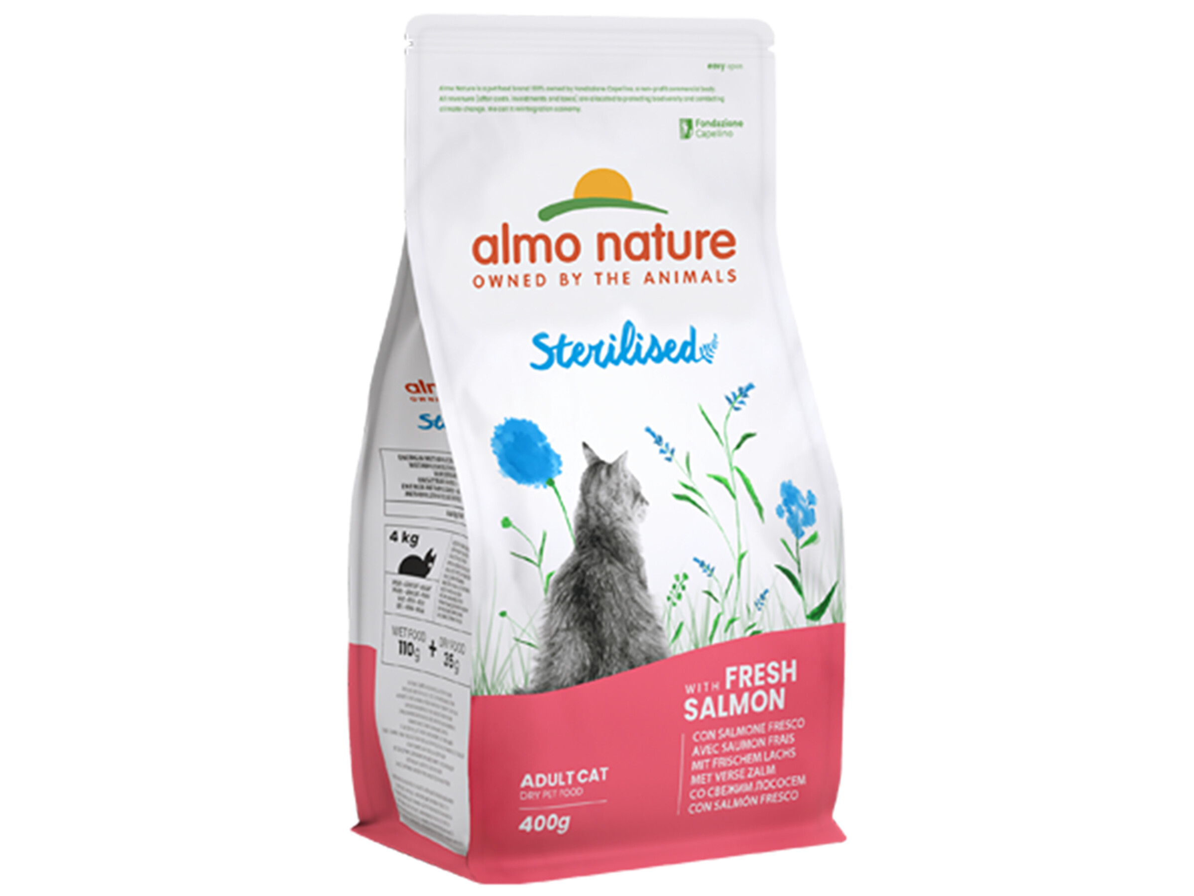 Almo Nature cat dry Food CatHolistic Cats 400g Sterilised