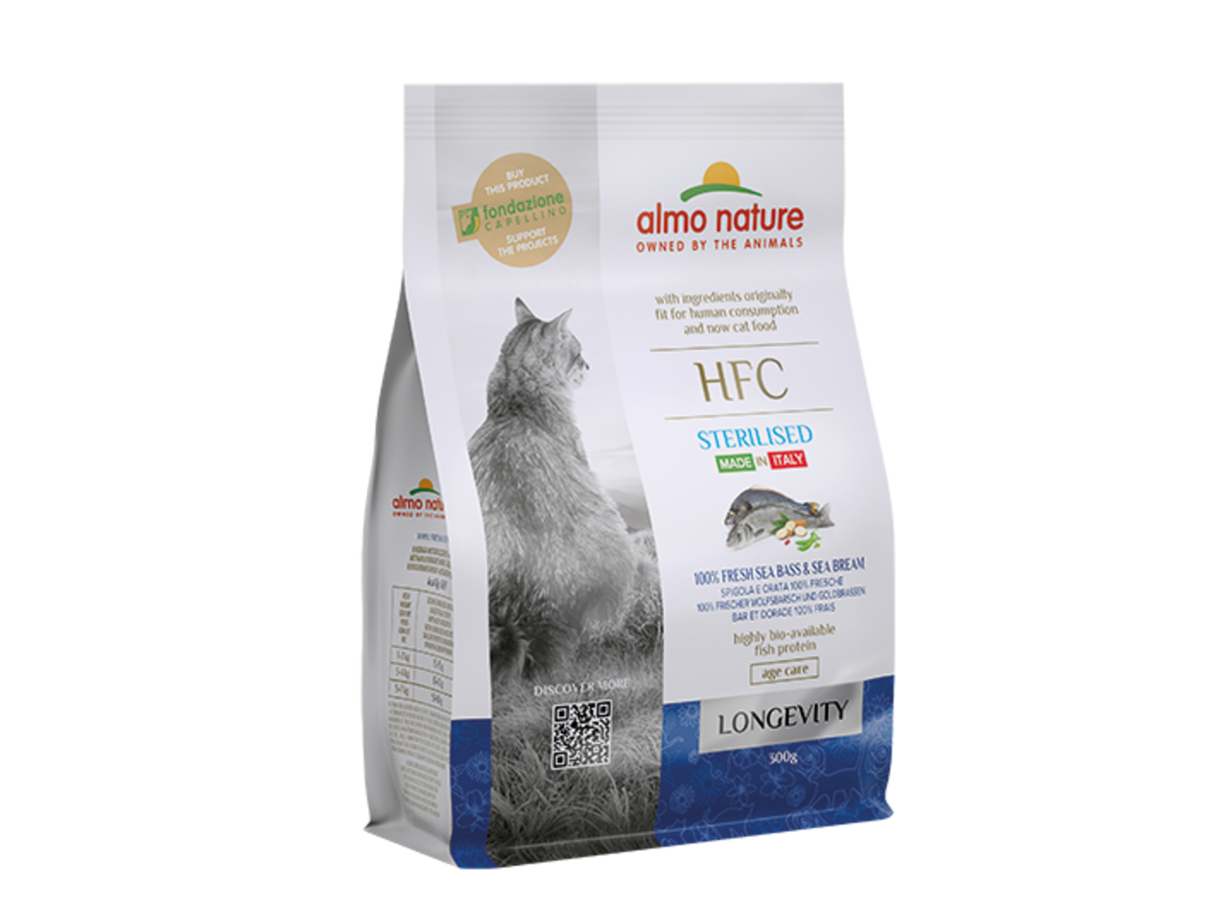 Almo Nature chat sec - Nourriture - ChatHFC Dry Cats 300g Sterilized  Longevity - Bar Frais - Vadigran